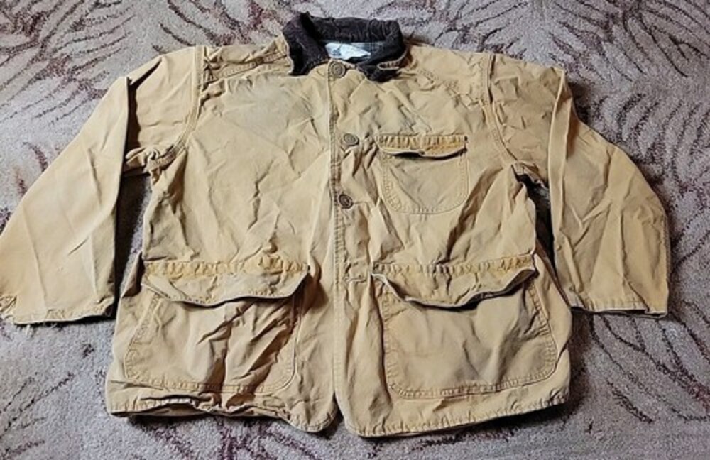 REVELATION MENS COAT Western Auto Supply Large Hunting Jacket Tan Tharashed
